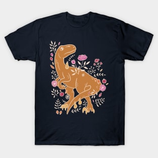 Floral raptor T-Shirt